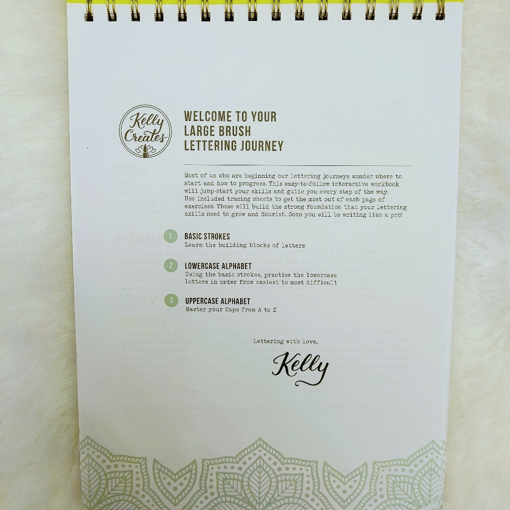Kelly Creates Large Brush Lettering Learning Book - Picture 3 of 6